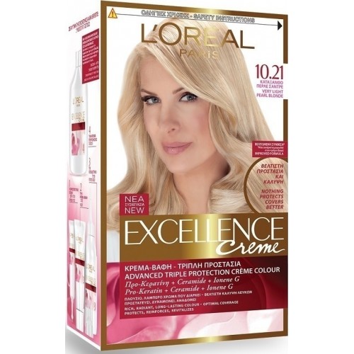 L'Oréal Excellence Cream No10.21 Κατάξανθο Περλέ Σαντρέ